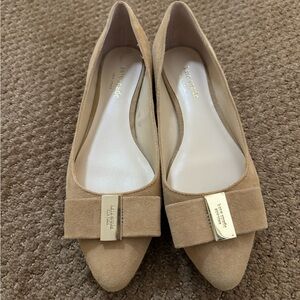 Tan Suede Kate Spade Flats